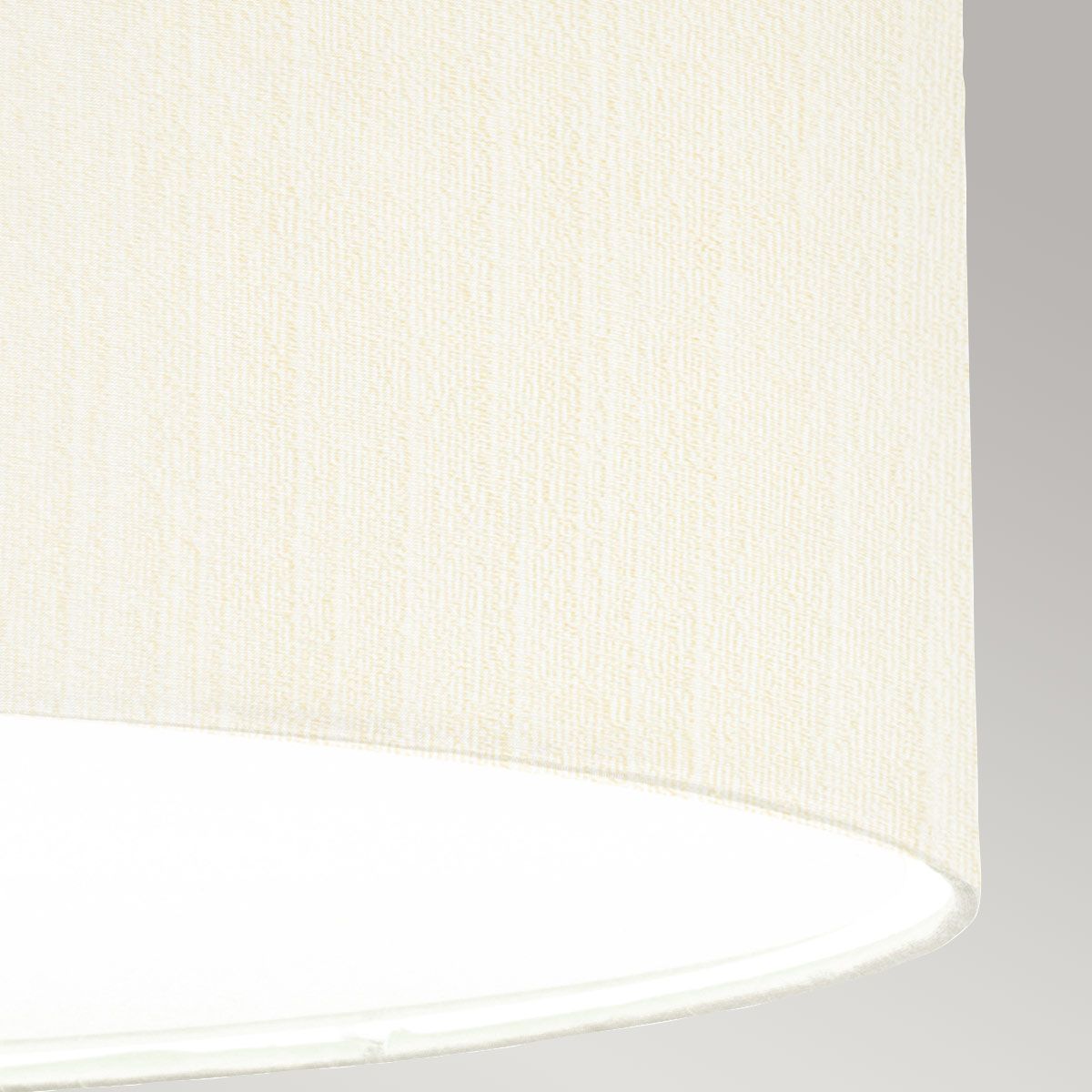 Pearce 26" Pendelleuchte mit Deckenplatte aus gealtertem Messing - gealtertes Messing mit elfenbeinfarbenem Schirm - Elsteadlighting - DL - PEARCE26 - 5LT - IV - AB