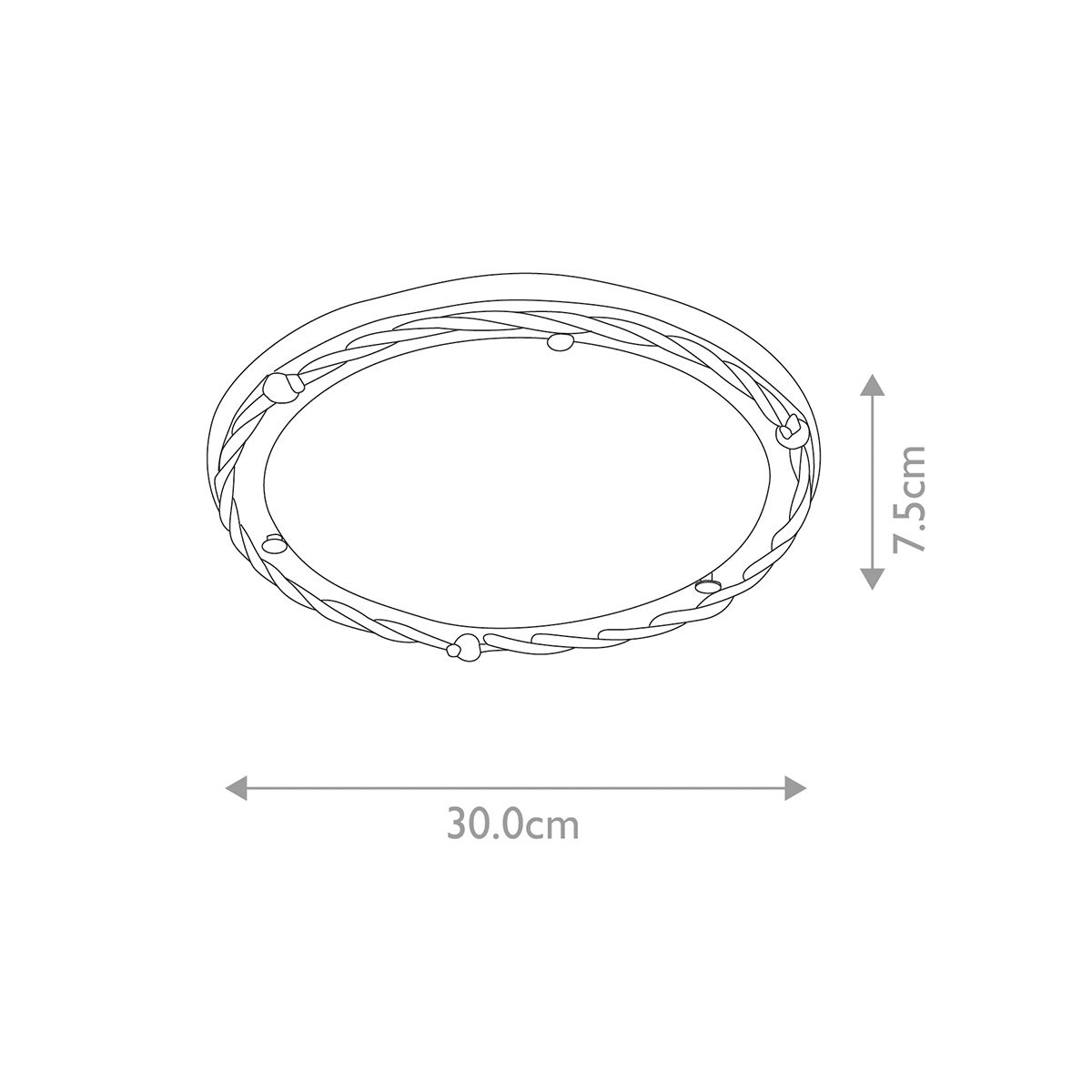 Pembroke 1 - flammige Deckenleuchte, Stil B, Schwarz - Elsteadlighting - PB - F - B - BLACK