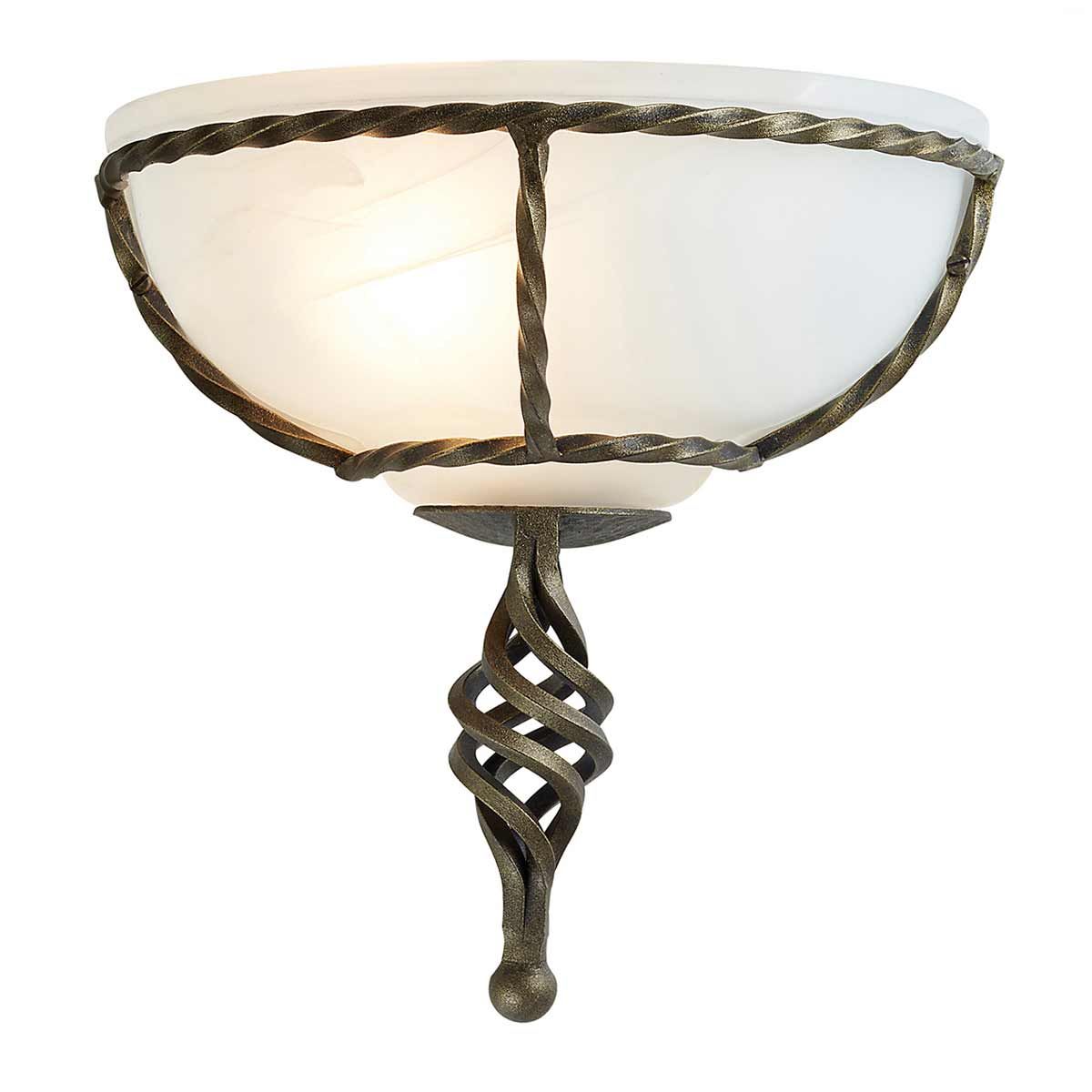 Pembroke 1 - flammige Wandleuchte - Schwarz/Gold - Elsteadlighting - PB - WU - BLK - GOLD
