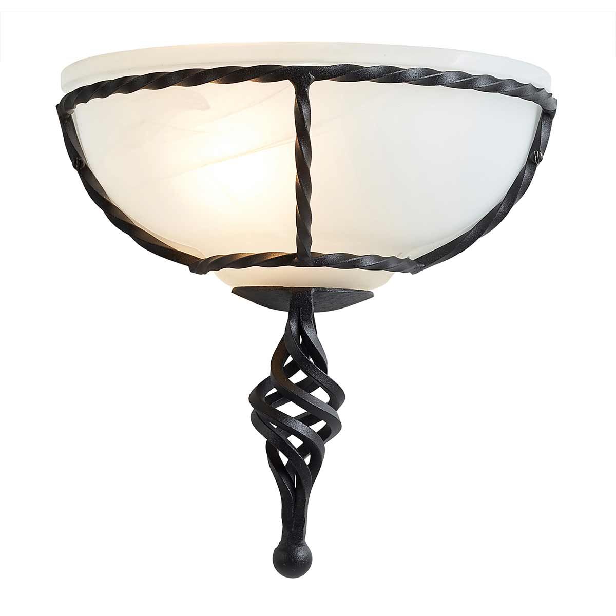 Pembroke 1 - flammige Wandleuchte - Schwarz - Elsteadlighting - PB - WU - BLACK