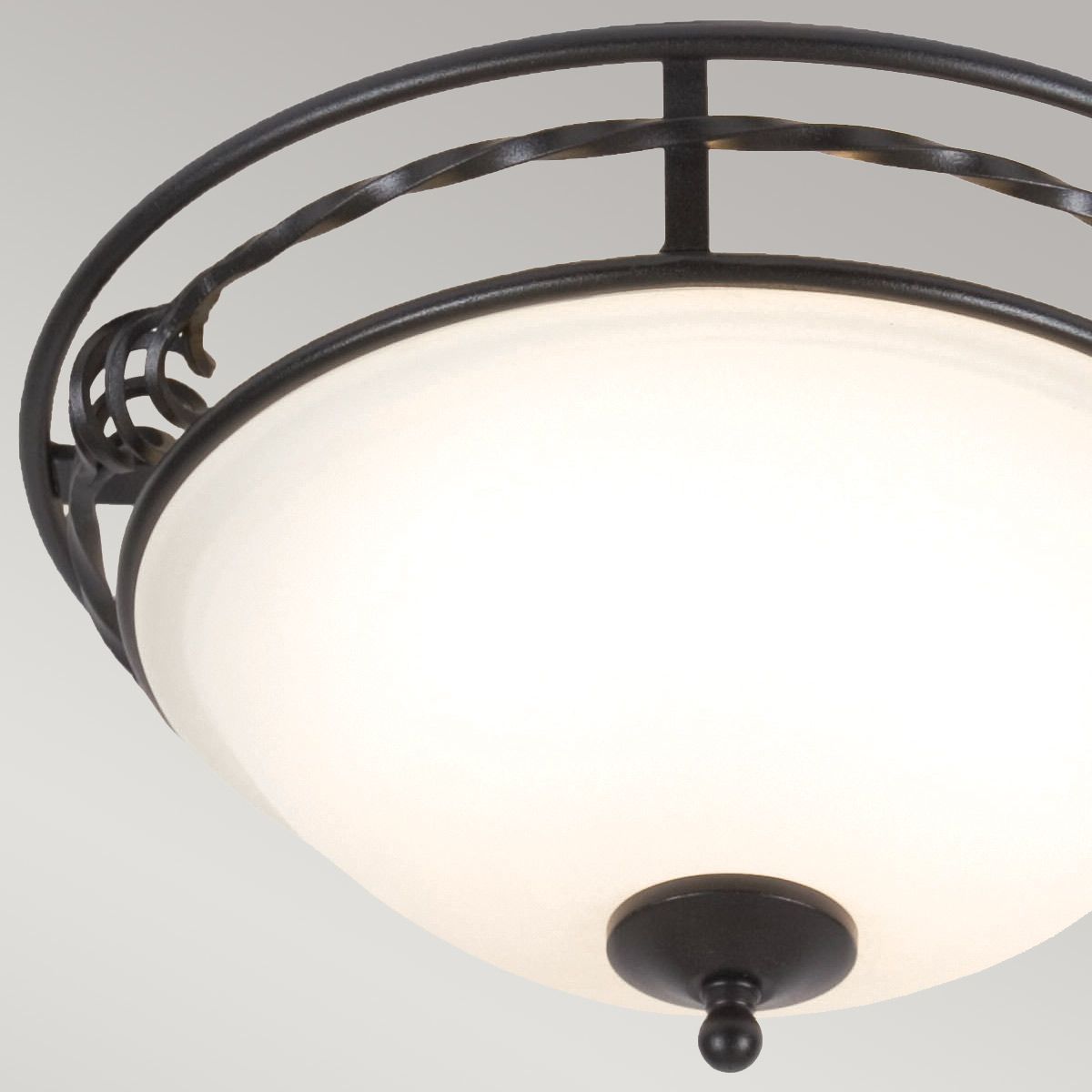 Pembroke 2 - flammige Deckenleuchte, Stil A, Schwarz - Elsteadlighting - PB - F - A - BLACK