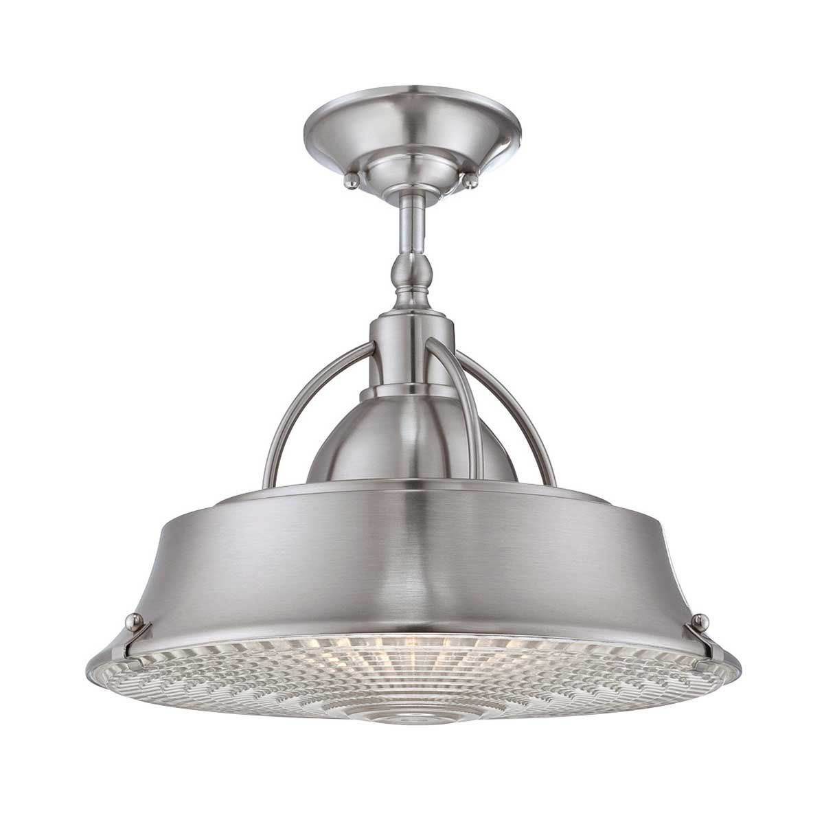 Pendelleuchte „Cody“ mit 2 Lichtern, gebürstetes Nickel – gebürstetes Nickel - Elsteadlighting - leuchtengrosshandel24