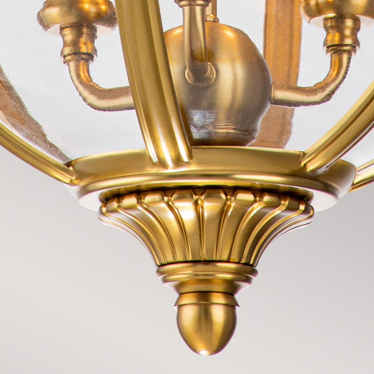 Pendelleuchter Adams mit 3 Lichtern, brüniertes Messing - Elsteadlighting - leuchtengrosshandel24