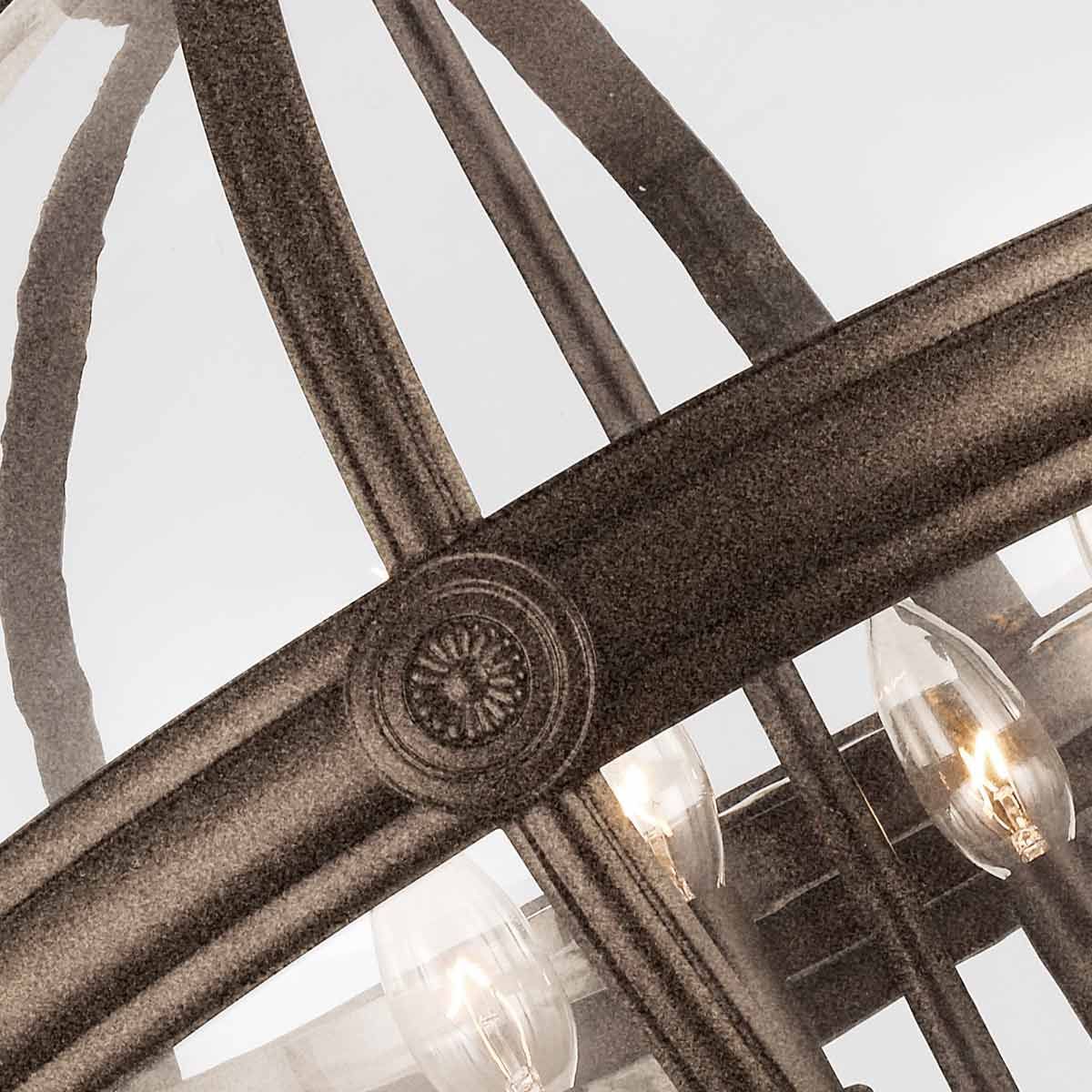 Pendelleuchter Adams mit 4 Lichtern, britische Bronze - Elsteadlighting - leuchtengrosshandel24