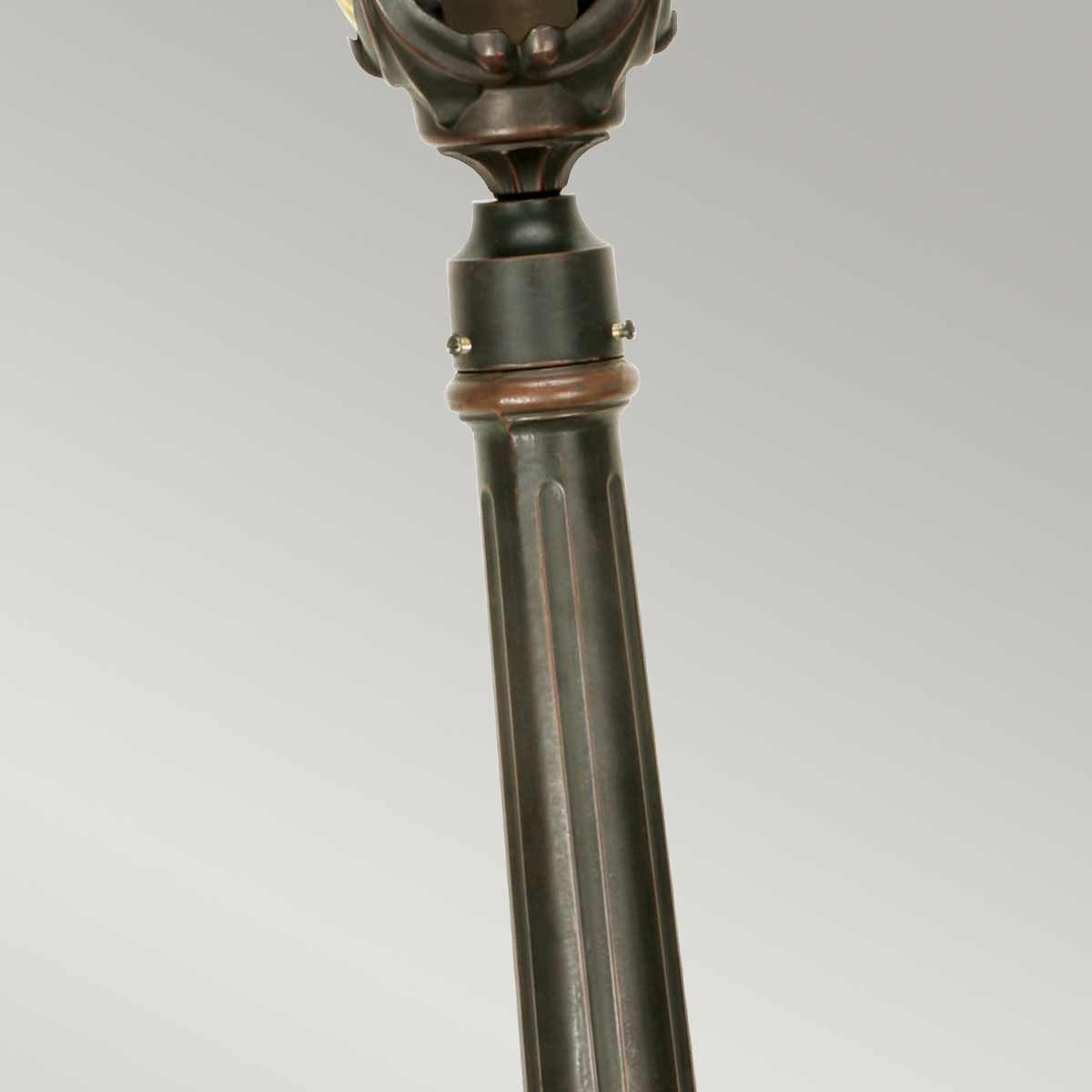 Philadelphia 1 - flammige, mittelgroße Säule - Altbronze - Elsteadlighting - PH4 - M - OB