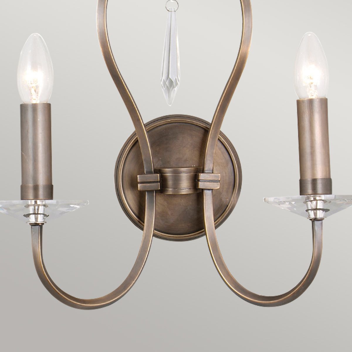 Pimlico 2 - flammige Wandleuchte - Dunkelbronze - Elsteadlighting - PM2 - DB