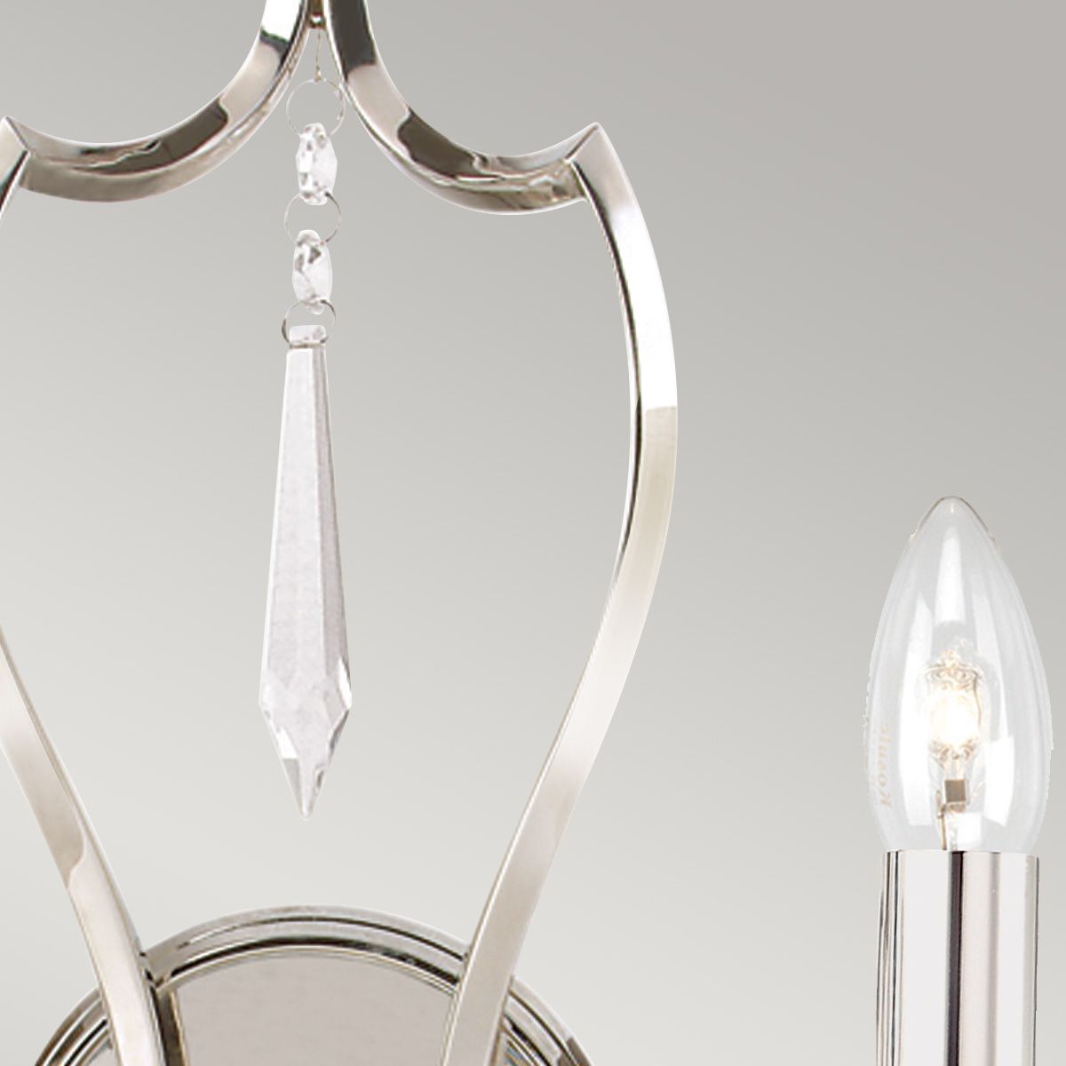 Pimlico 2 - flammige Wandleuchte, poliertes Nickel - Elsteadlighting - PM2 - PN