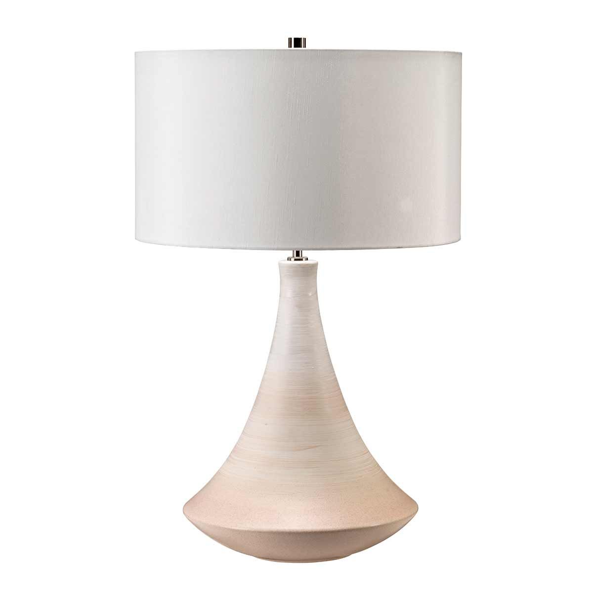 Pinner 1 - flammige Tischlampe - Dezentes Rosa & Mattcreme - Elsteadlighting - PINNER - TL