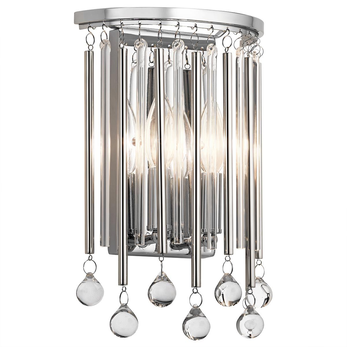Piper 2 - flammige Wandleuchte - Poliertes Chrom - Elsteadlighting - KL - PIPER2 - PC