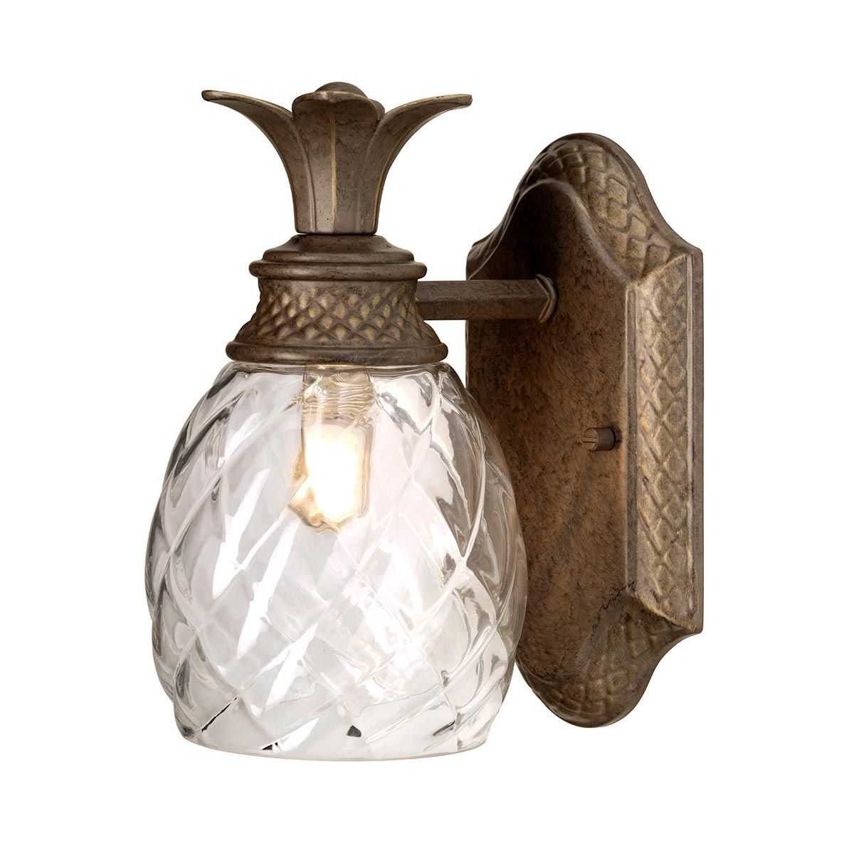 Plantation 1 - flammige Wandleuchte - Perlbronze - Elsteadlighting - HK - PLANT - BATH - PZ