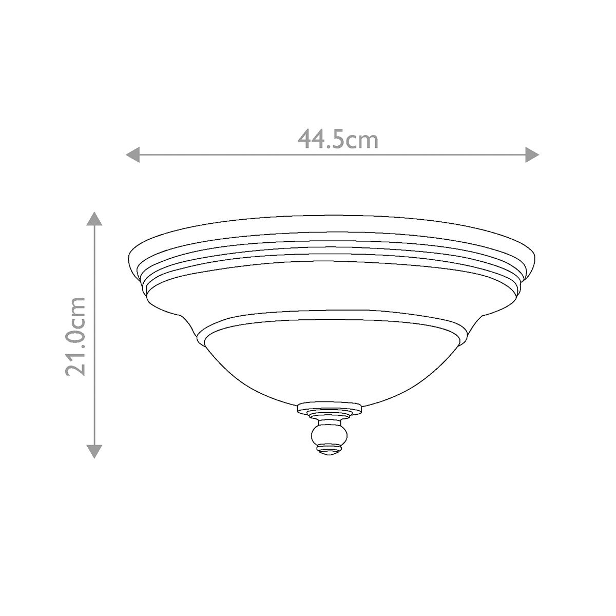 Plymouth 3 - flammige Deckenleuchte - Olde Bronze - Elsteadlighting - HK - PLYMOUTH - F