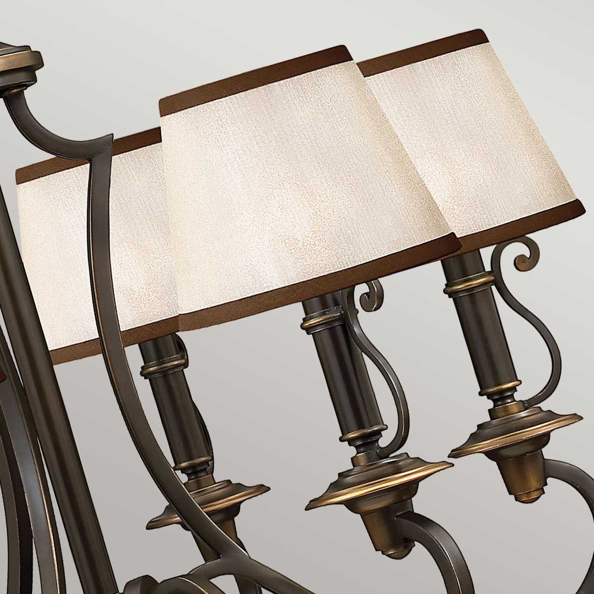 Plymouth Kronleuchter mit 6 Lichtern, alte Bronze - Elsteadlighting - HK - PLYMOUTH6