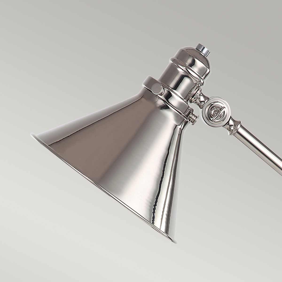 Provence 1 - flammige Tischlampe - Poliertes Nickel - Elsteadlighting - PV - TL - PN