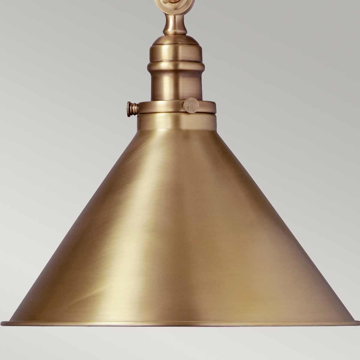 Provence 1 - flammige Wand - /Pendelleuchte - Gealtertes Messing - Elsteadlighting - PV - GWP - AB
