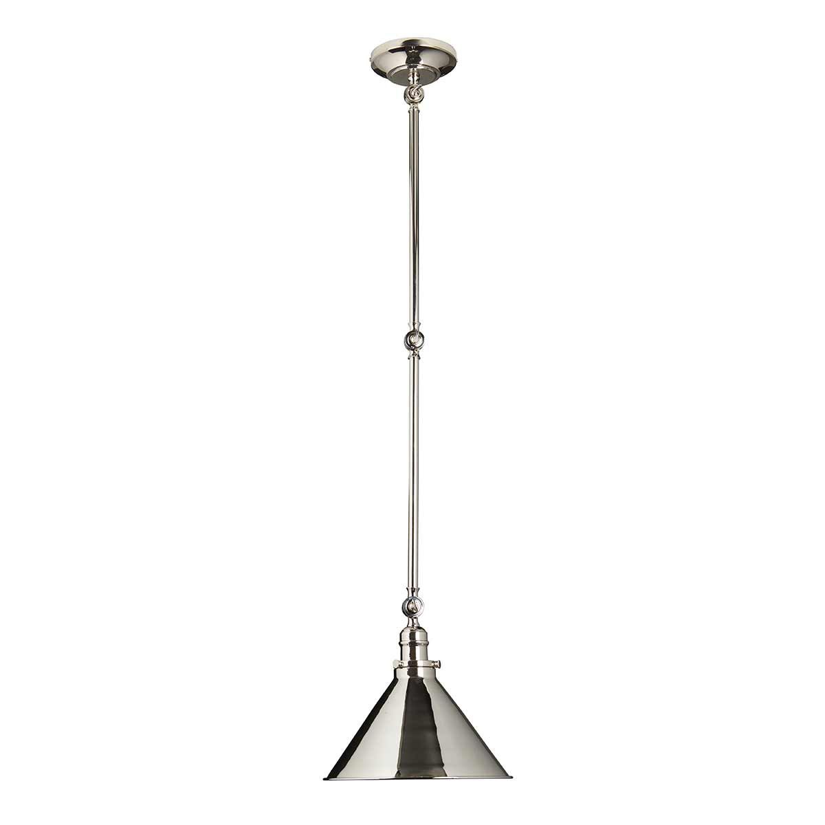 Provence 1 - flammige Wand - /Pendelleuchte, poliertes Nickel - Elsteadlighting - PV - GWP - PN