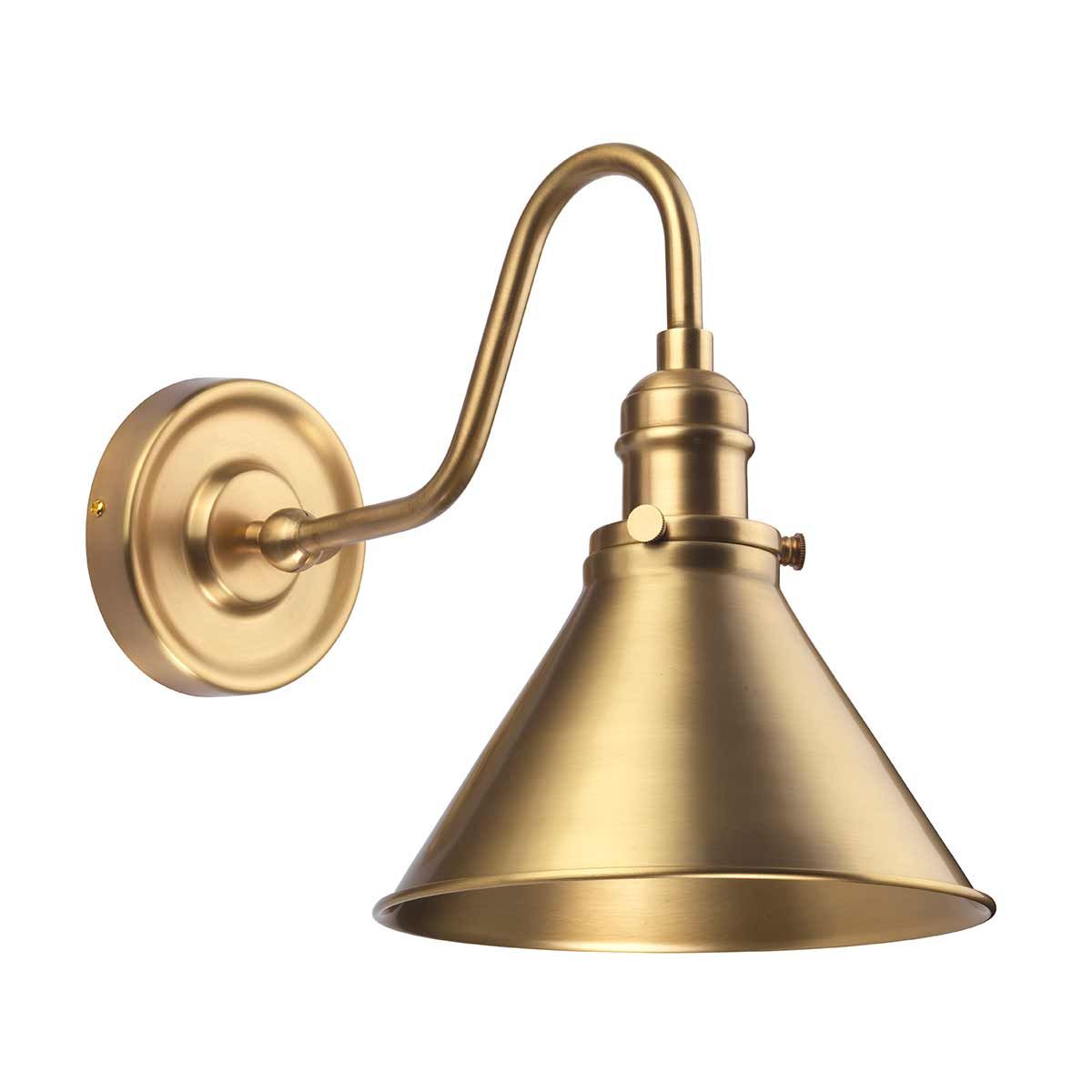 Provence 1 - flammige Wandleuchte - Gealtertes Messing - Elsteadlighting - PV1 - AB
