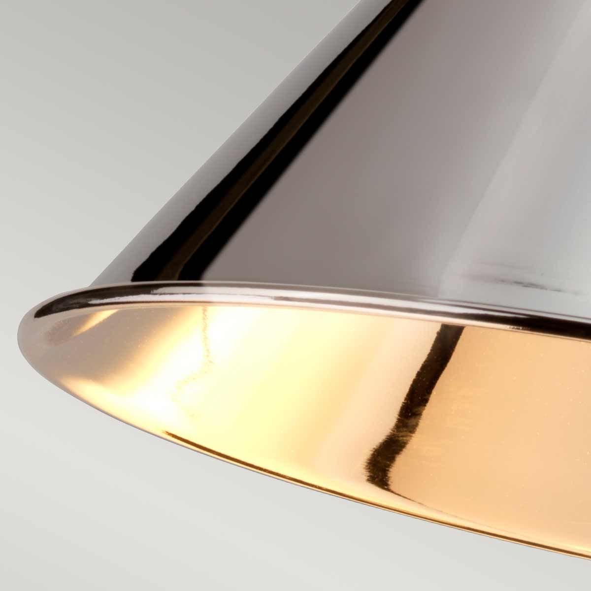 Provence 1 - flammige Wandleuchte - Poliertes Nickel - Elsteadlighting - PV1 - PN