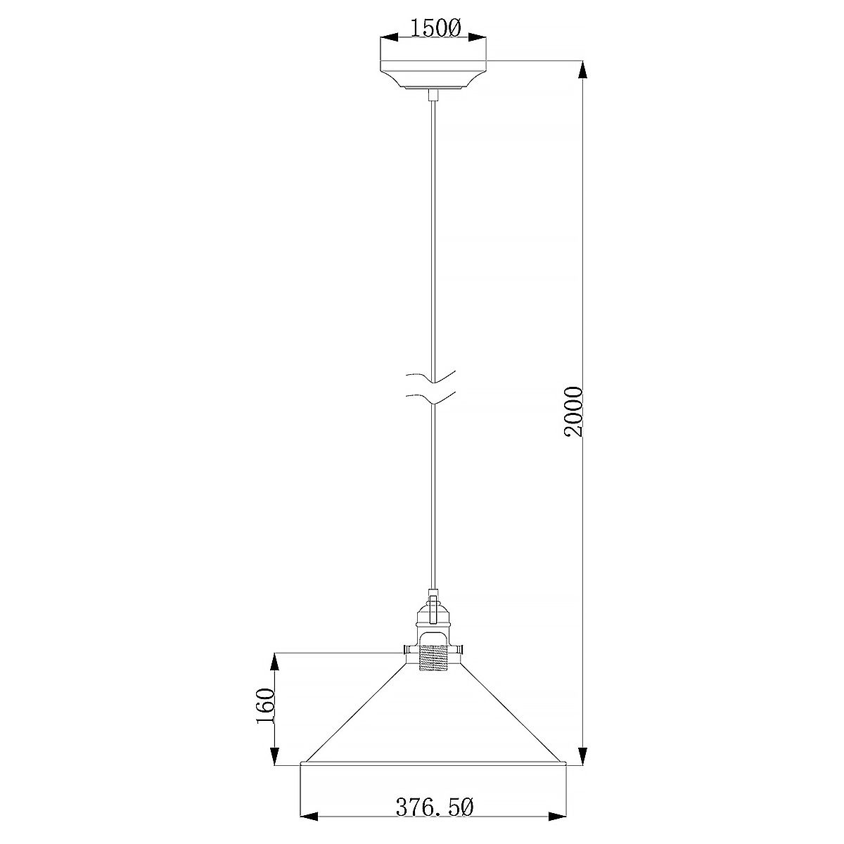 Provence Pendelleuchte mit 1 Licht, poliertes Nickel - Elsteadlighting - PV - SP - PN