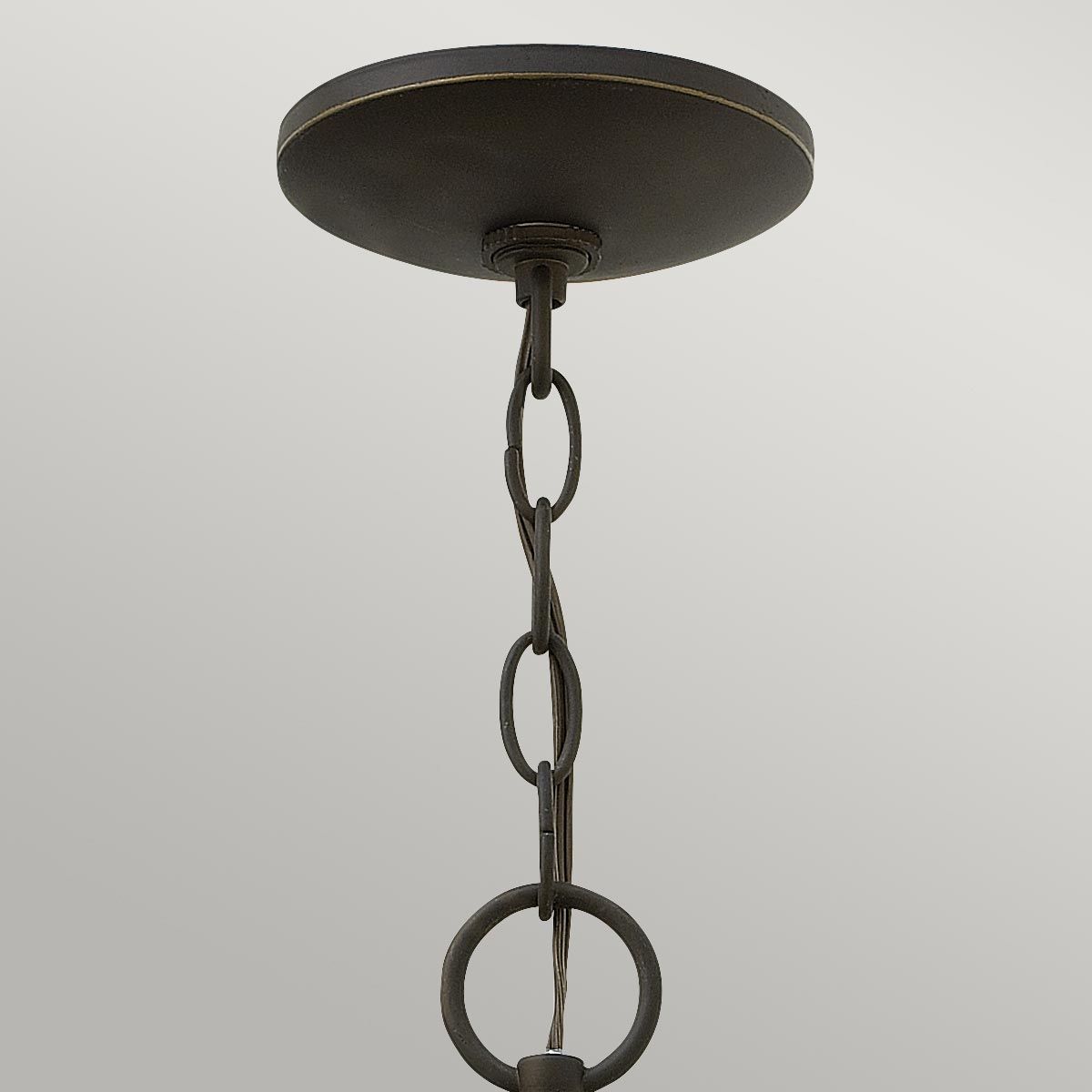 Quincy 1 - flammige mittelgroße Kettenlaterne - geölte Bronze - Elsteadlighting - HK - QUINCY8 - M