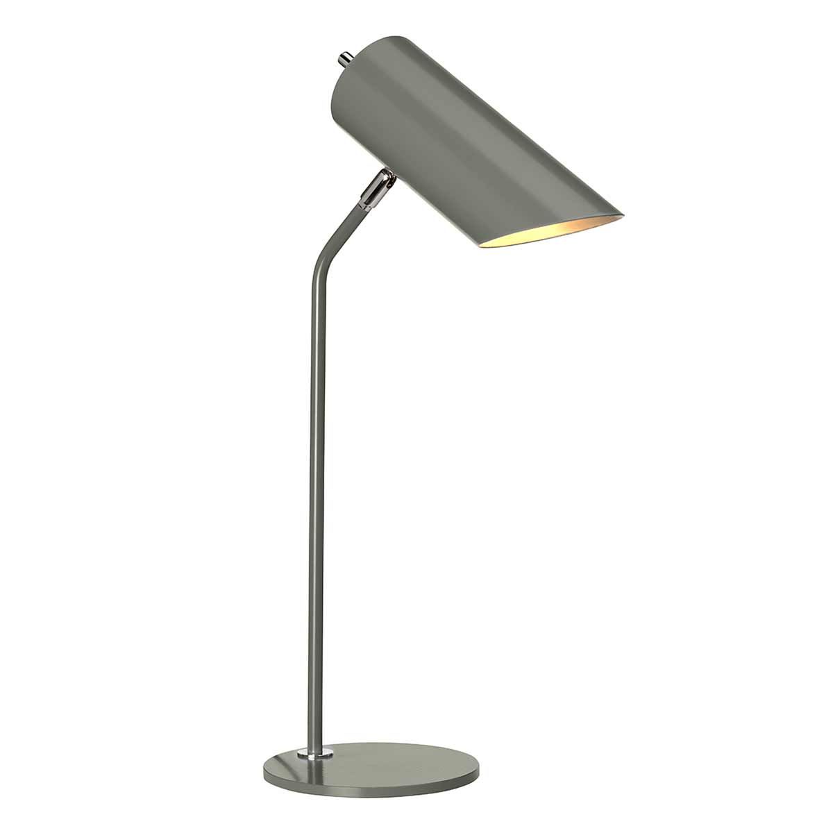 Quinto 1 - flammige Tischlampe - Dunkelgrau/Poliertes Nickel - Elsteadlighting - QUINTO - TL - GPN
