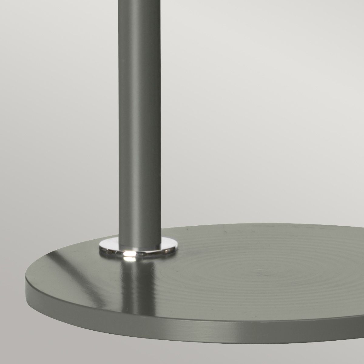 Quinto 1 - flammige Tischlampe - Dunkelgrau/Poliertes Nickel - Elsteadlighting - QUINTO - TL - GPN