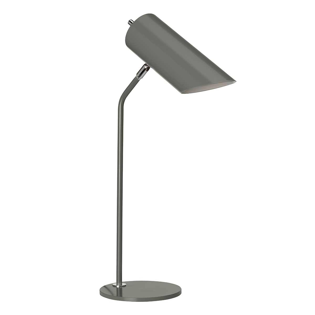 Quinto 1 - flammige Tischlampe - Dunkelgrau/Poliertes Nickel - Elsteadlighting - QUINTO - TL - GPN