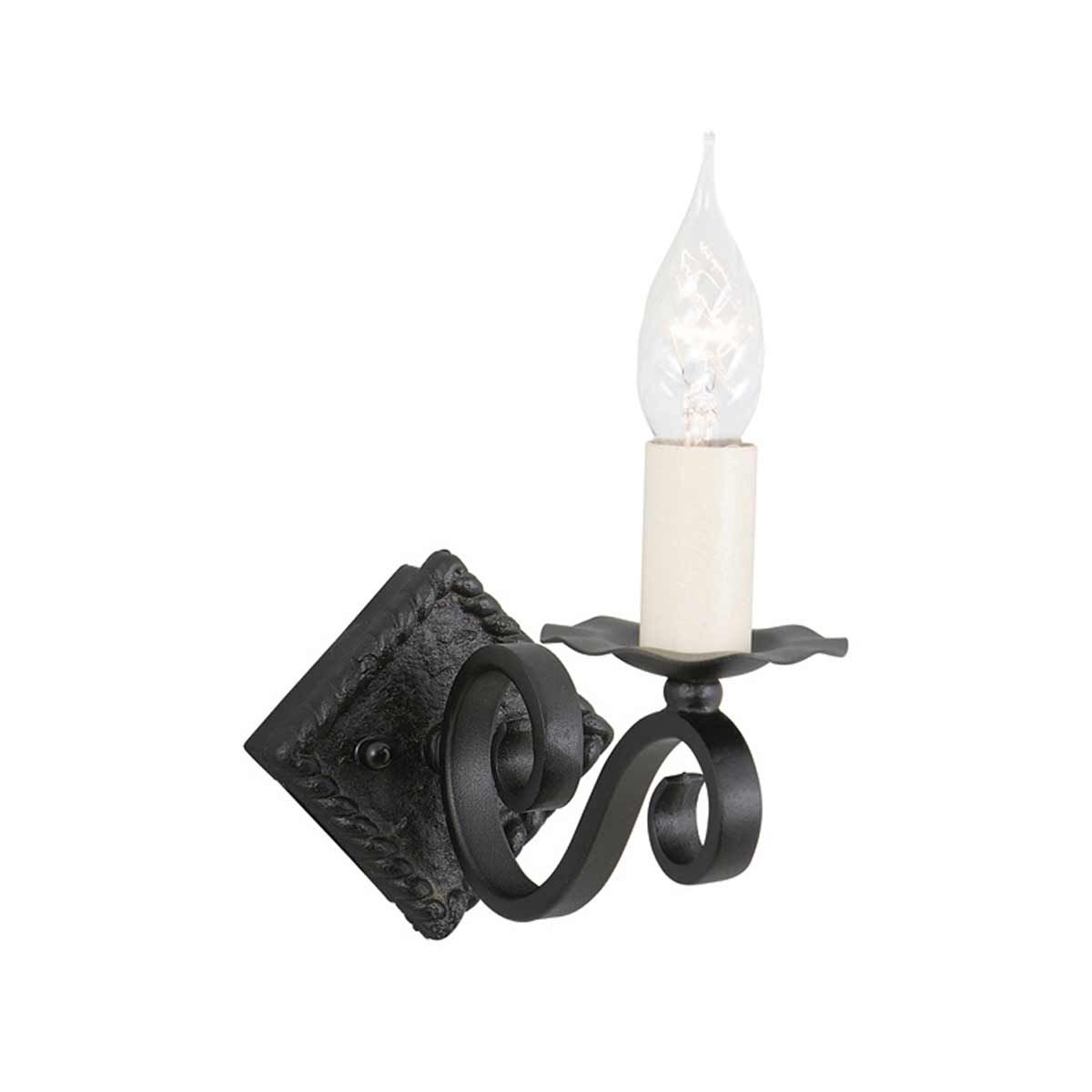 Rectory 1 Wandleuchte, Schwarz, Gusseisen - Elsteadlighting - RY1A - BLACK