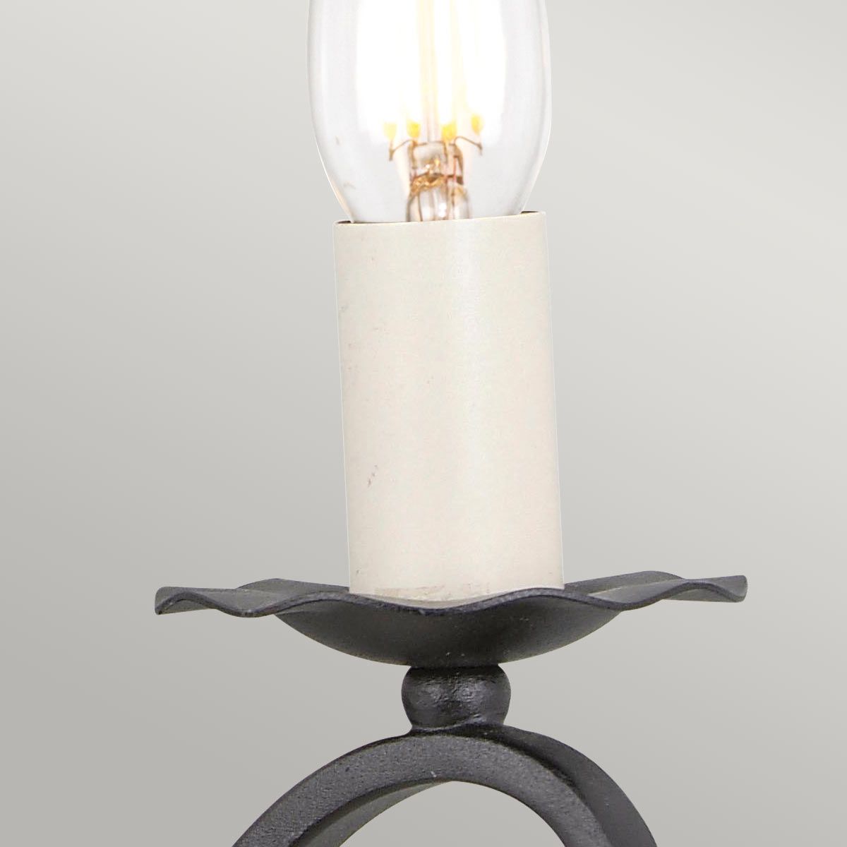Rectory 2 - flammige Wandleuchte, Schwarz, Gusseisen - Elsteadlighting - RY2A - BLACK