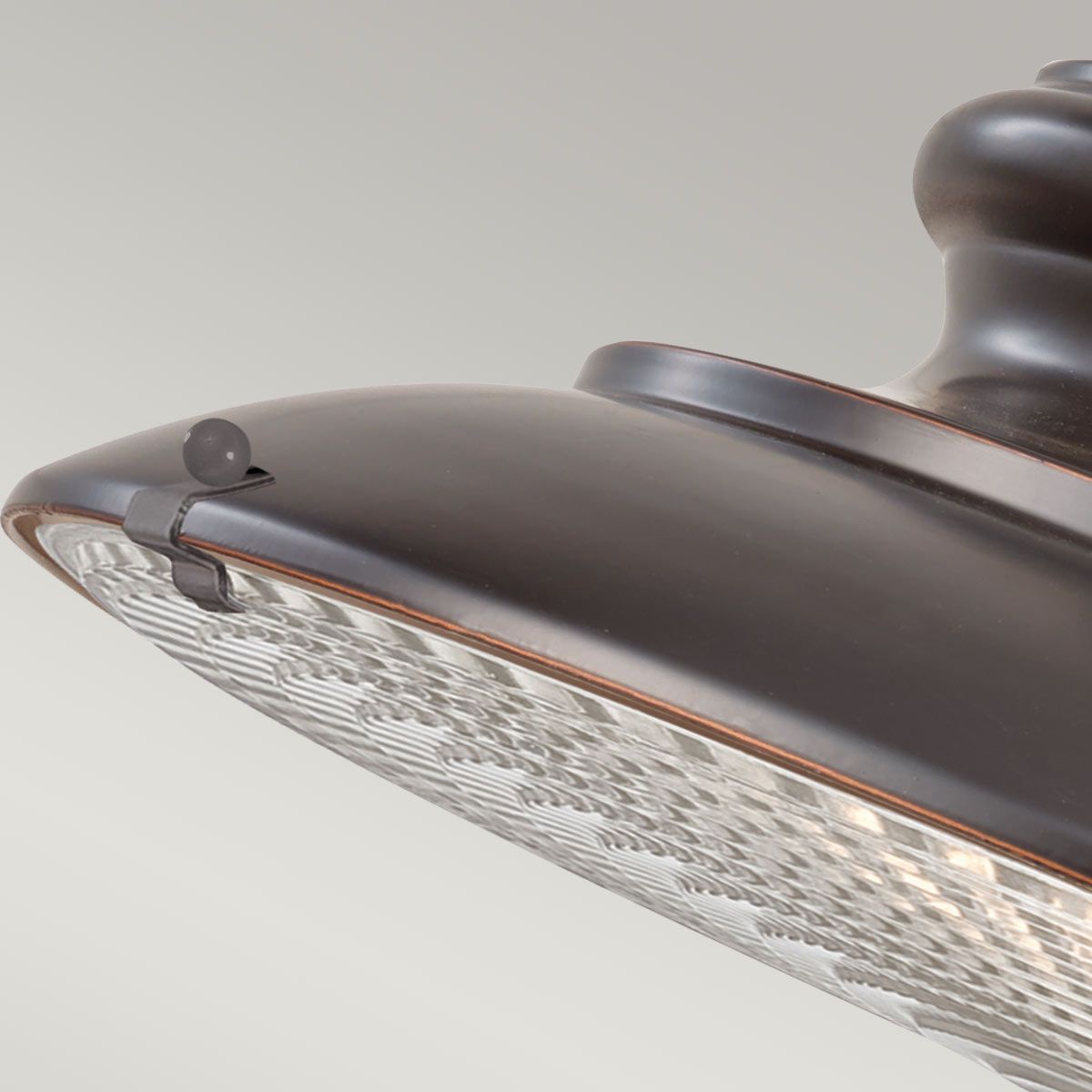 Redding Station 1 - flammige mittelgroße Kettenlaterne – Restaurierungsbronze - Elsteadlighting - FE - REDDING8 - M - RB