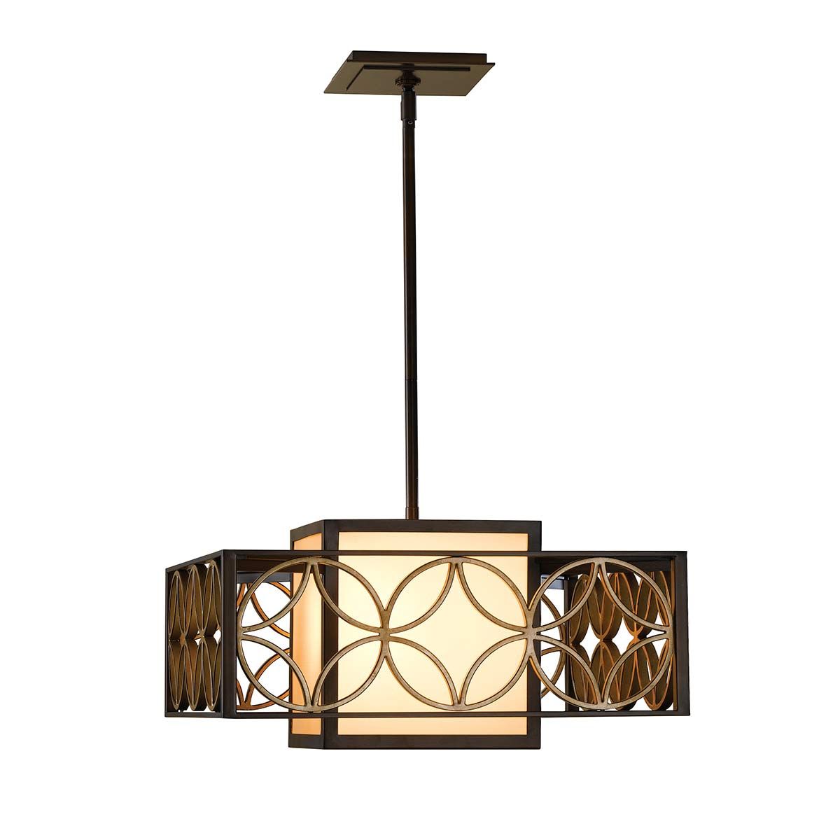 Remy 1 - flammige Pendelleuchte - Heritage Bronze/Parissiene Gold - Elsteadlighting - FE - REMY - P - B