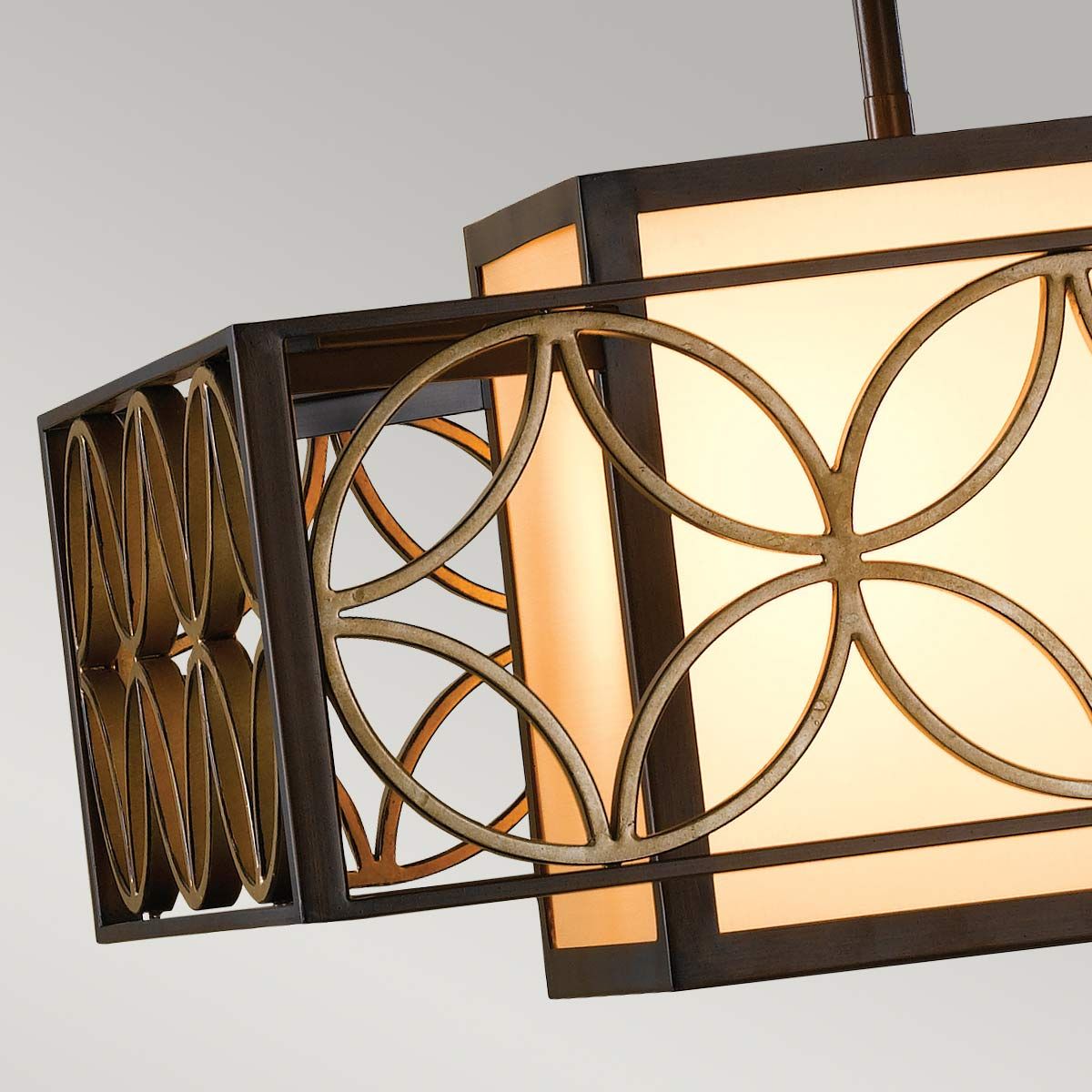 Remy 1 - flammige Pendelleuchte - Heritage Bronze/Parissiene Gold - Elsteadlighting - FE - REMY - P - B