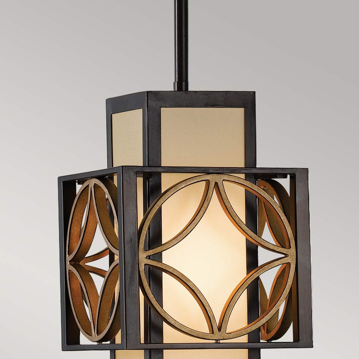 Remy 1 - flammige Pendelleuchte - Heritage Bronze/Parissiene Gold - Elsteadlighting - FE - REMY - P - C