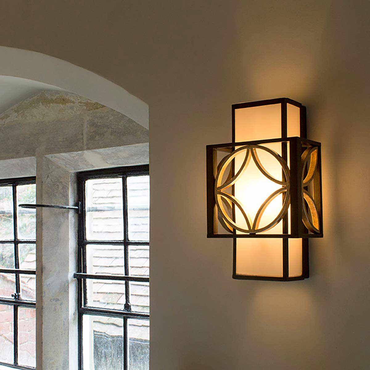 Remy 1 - flammige Wandleuchte - Heritage Bronze/Parissiene Gold - Elsteadlighting - FE - REMY1