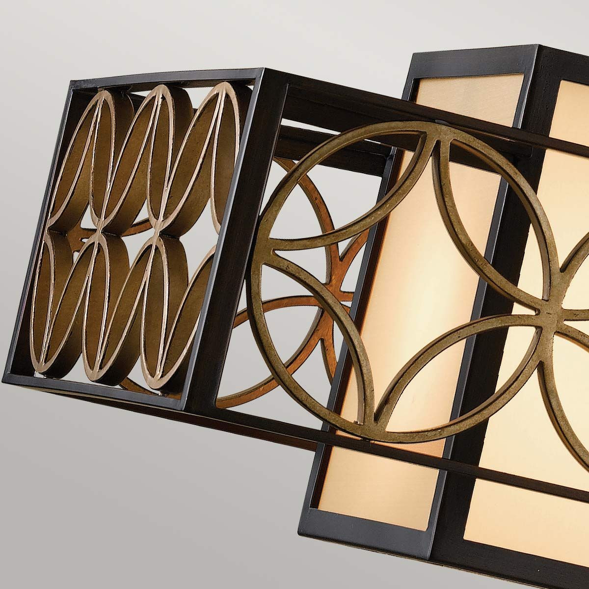 Remy Pendelleuchte mit 4 Lichtern - Heritage Bronze/Parissiene Gold - Elsteadlighting - FE - REMY - P - A