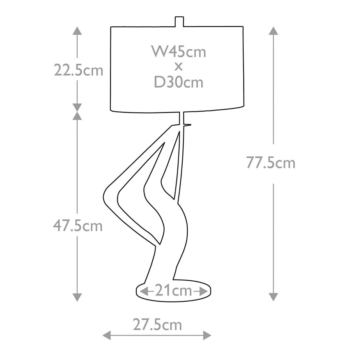 Ribbon 1 - flammige Tischlampe - Poliertes Nickel - Elsteadlighting - RIBBON - TL