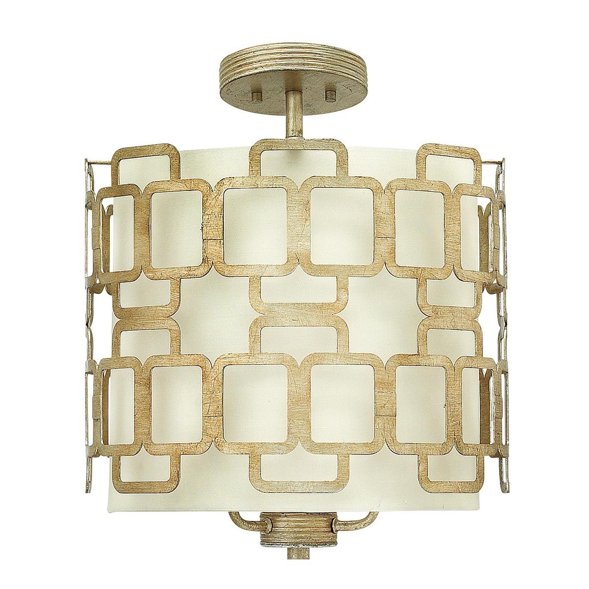 Sabina Pendelleuchte mit 3 Lichtern - Blattsilber - Elsteadlighting - HK - SABINA - 3P