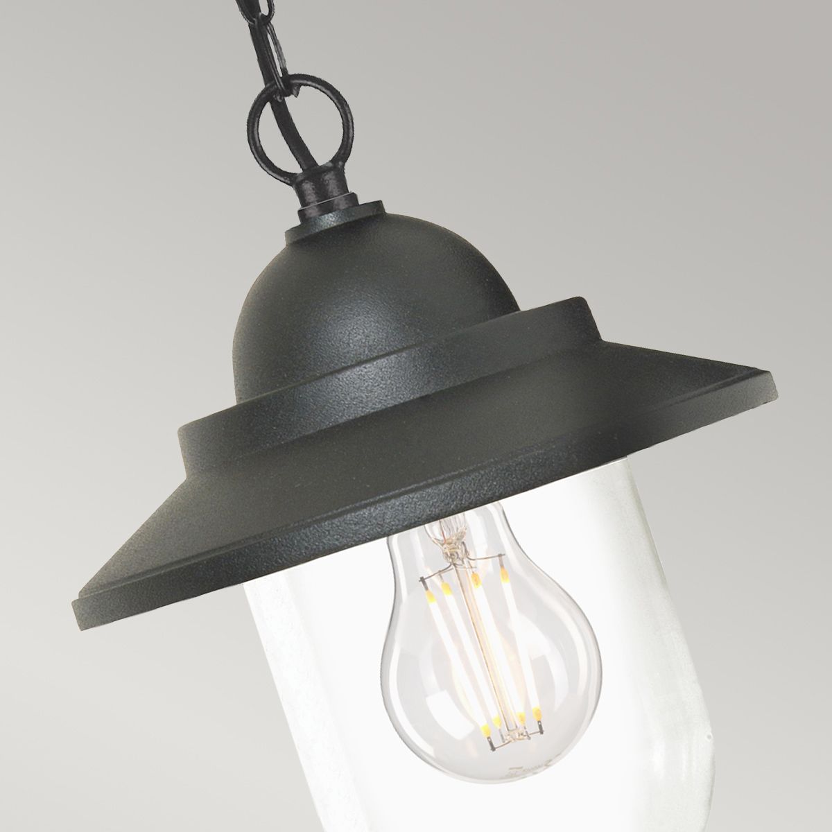 Sandown 1 - Licht - Kettenlaterne - Schwarz - Elsteadlighting - GZH - SDN8