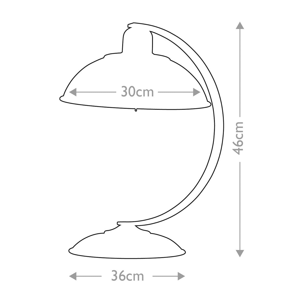Schreibtischlampe Franklin 1-flammig - Austernweiß mit cremefarbenem Schirm - Elsteadlighting - leuchtengrosshandel24