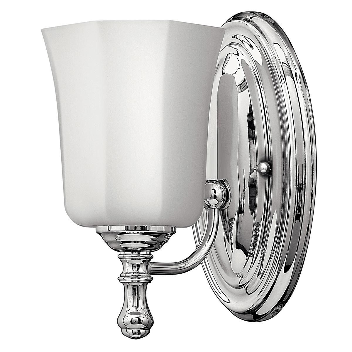 Shelly 1 - flammige Wandleuchte - Poliertes Chrom - Elsteadlighting - HK - SHELLY1 - BATH