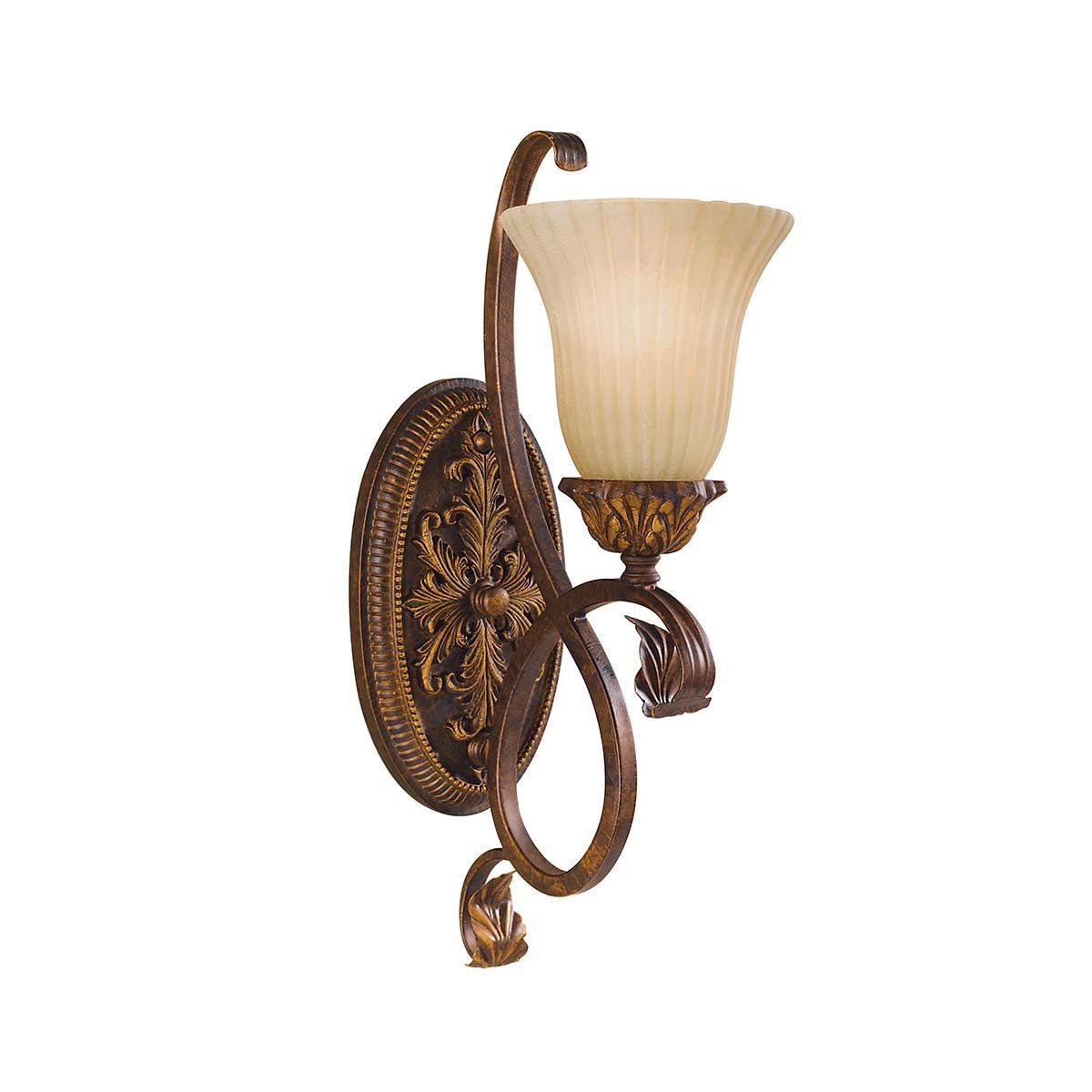 Sonoma Valley 1 - flammige Wandleuchte - Gealtertes Schildpatt - Elsteadlighting - FE - SONOMAVALLEY1