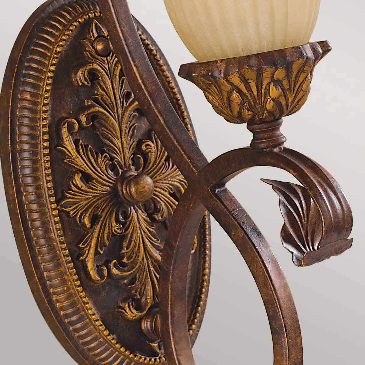 Sonoma Valley 1 - flammige Wandleuchte - Gealtertes Schildpatt - Elsteadlighting - FE - SONOMAVALLEY1