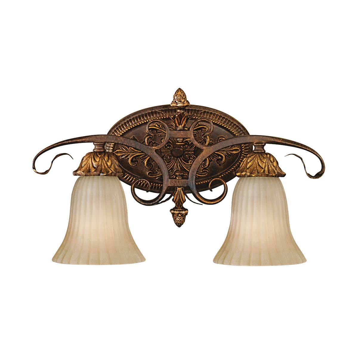 Sonoma Valley 2 - flammige Wandleuchte, Schildpatt im Antik - Look - Elsteadlighting - FE - SONOMAVALLEY - VS