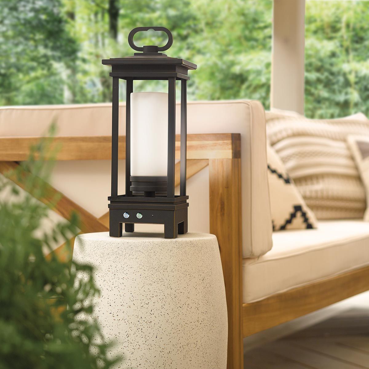 South Hope Tragbare Bluetooth - Lautsprecherlaterne - EU - Stecker - geriebene Bronze - Elsteadlighting - KL - SOUTH - HOPE - BT - B - OZ