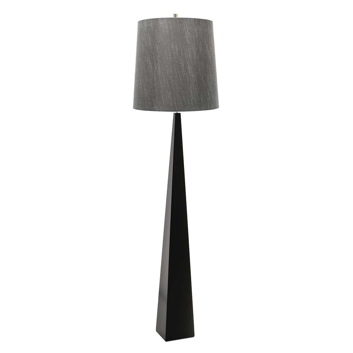 Stehlampe Ascent 1-flammig mit dunkelgrauem Schirm - Schwarz - Elsteadlighting - leuchtengrosshandel24