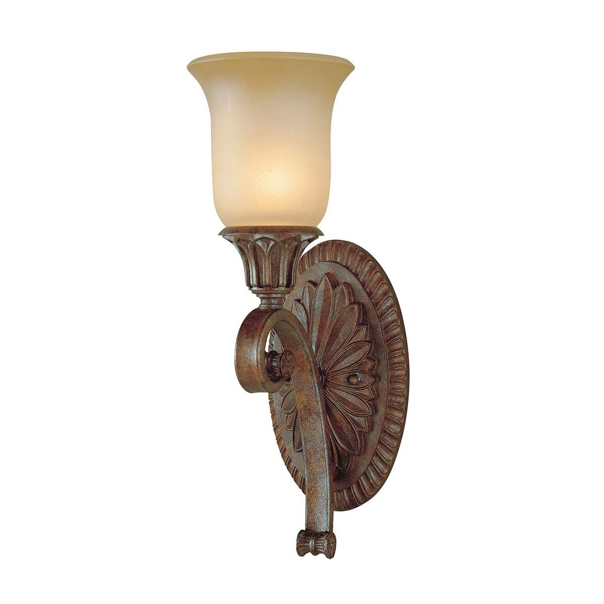 Stirling Castle 1-flammige Wandleuchte - Britische Bronze - Elsteadlighting - leuchtengrosshandel24