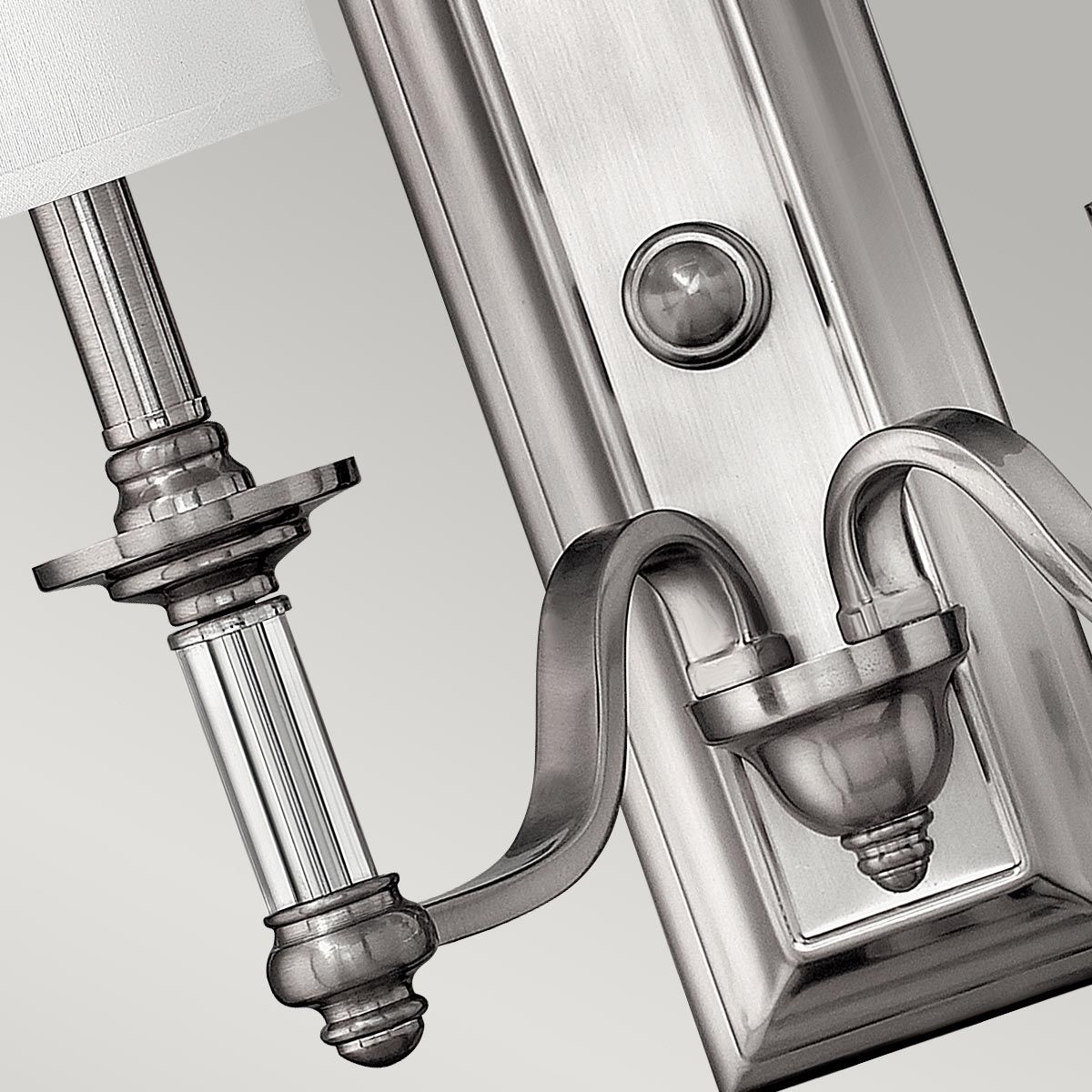 Sussex 2-flammige Wandleuchte - Gebürstetes Nickel - Elsteadlighting - leuchtengrosshandel24