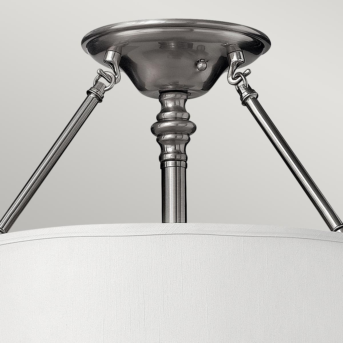 Sussex 3-flammige Halbdeckenleuchte - gebürstetes Nickel - Elsteadlighting - leuchtengrosshandel24