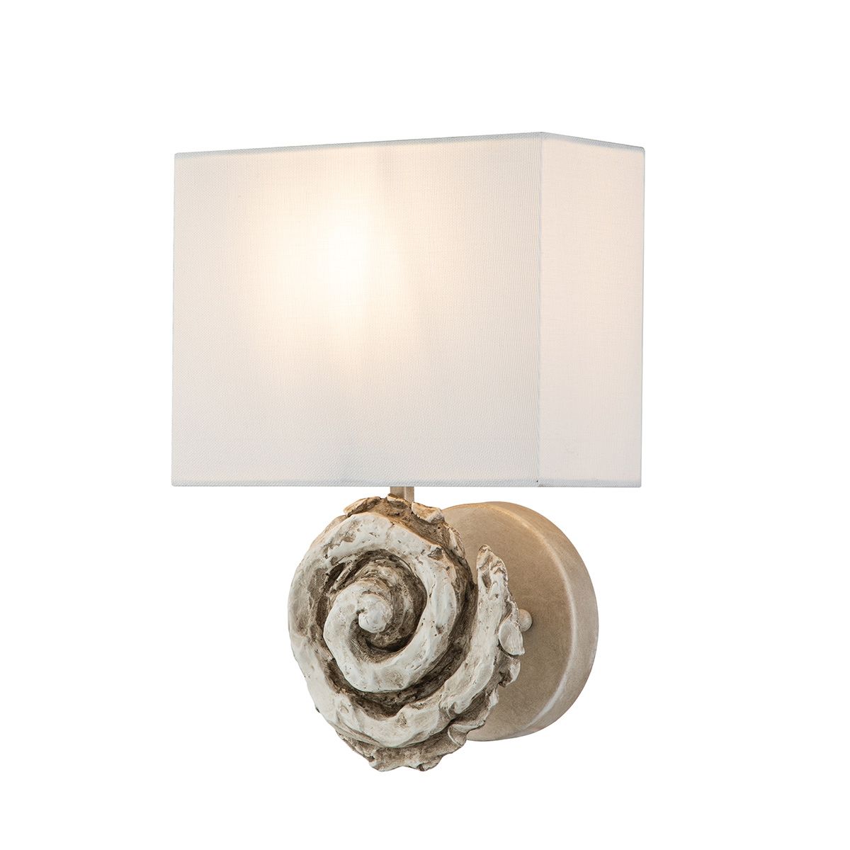 Swirl 1lt Große Wandleuchte - Knochenweiß - Elsteadlighting - leuchtengrosshandel24