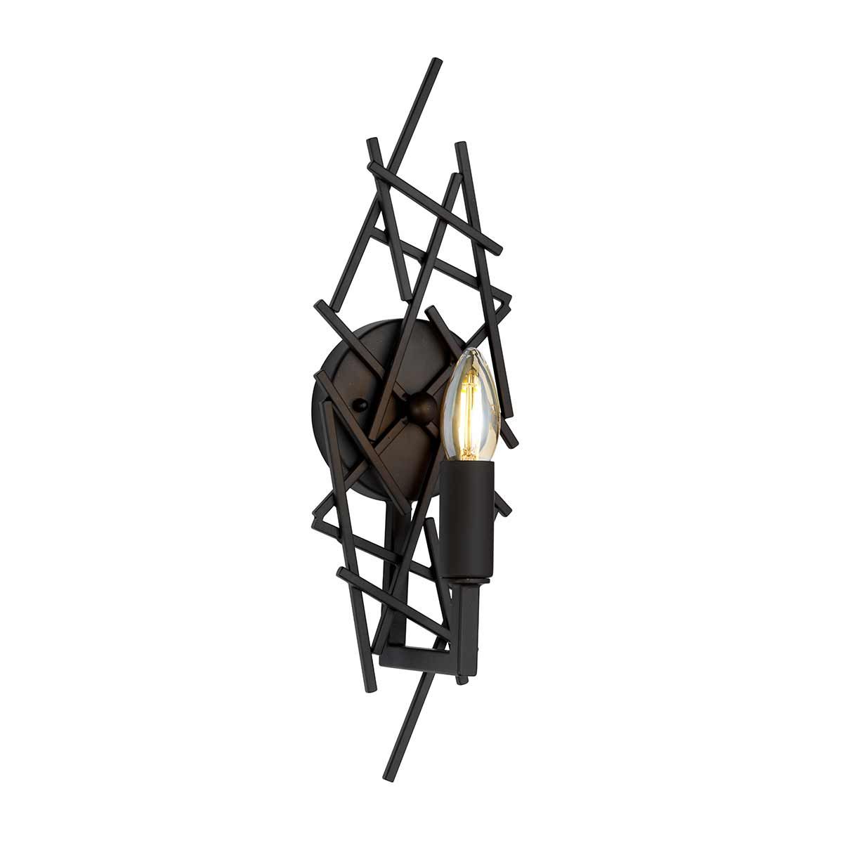 Taiko 1-flammige Wandleuchte - Alte Bronze - Elsteadlighting - leuchtengrosshandel24