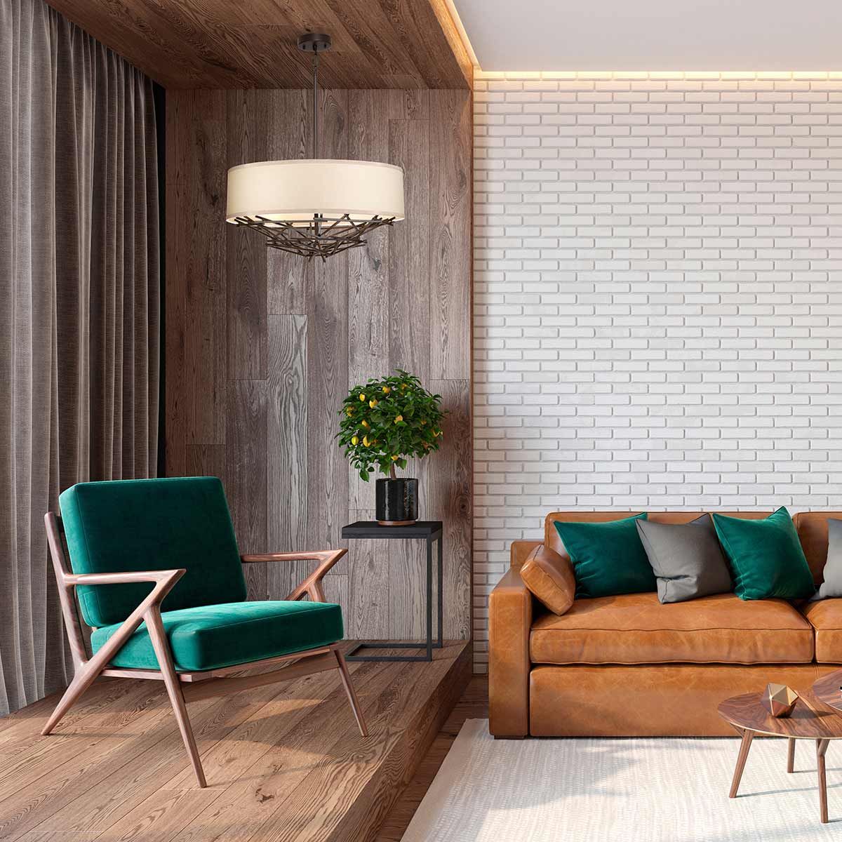 Taiko 4-flammige Pendelleuchte - Alte Bronze - Elsteadlighting - leuchtengrosshandel24